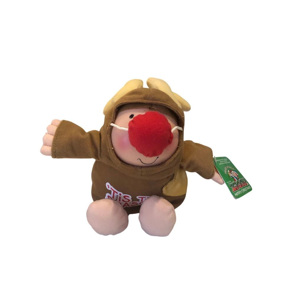 Vintage Ziggy Message doll plastic head cloth body 2005 Russ Berrie